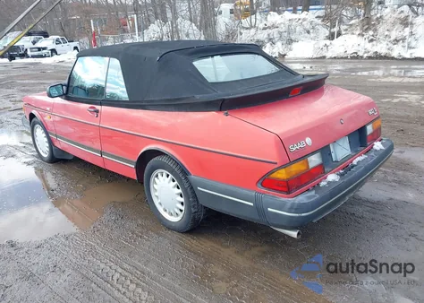 1992 Saab 900 S z USA, uszkodzony, nr VIN YS3AK76E3N7010555